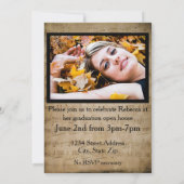 Partition Faire-part avec photos (Dos)