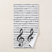 Partition musicale (Serviette à main)