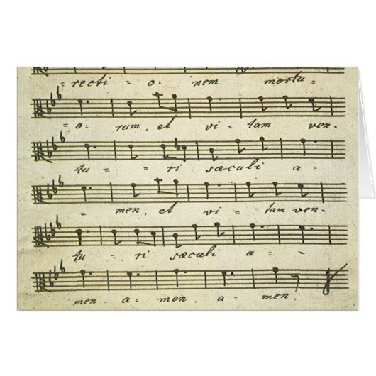 Partition musicale vintage, partition musicale ant (Devant horizontal)