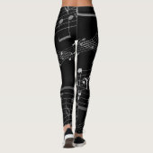 Partition Musique Leggings Musique (Dos)