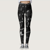 Partition Musique Leggings Musique (Devant)