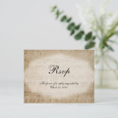 Partition Musique RSVP Diner Choix Carte Postale (Debout devant)