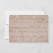 Partition vintage & Mariage en dentelle RSVP Perso (Dos)