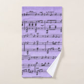 Partition violette (Serviette à main)