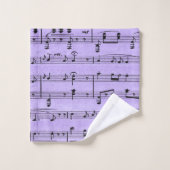 Partition violette (Gant de toilette)