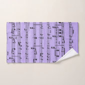 Partition violette (Serviette à main)