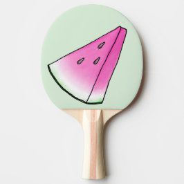 Partje watermeloen tafeltennisbatje