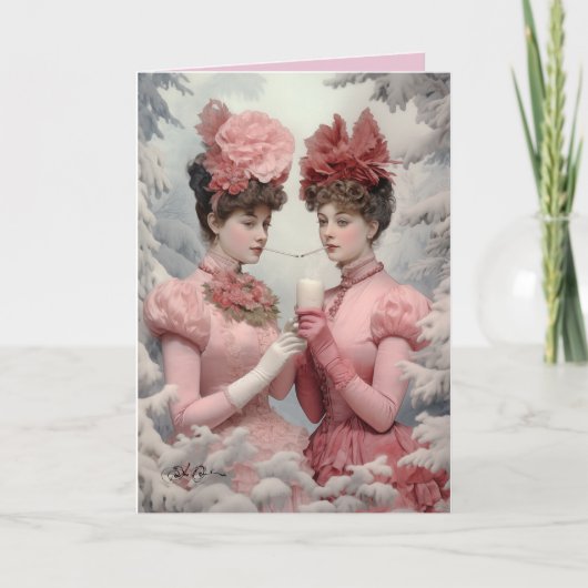 Partner in Mischief Feestdagen Kaart (Voorkant)