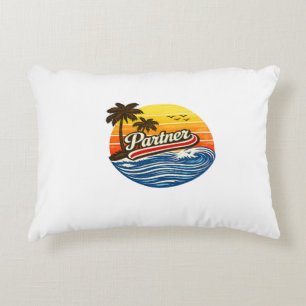 Partner Retro Sunset Design Accent Kussen