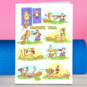Partner yogakaart van Nicole Janes Kaart