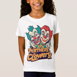 Partners in Clowery (Grappige Clownspelling) T-shirt