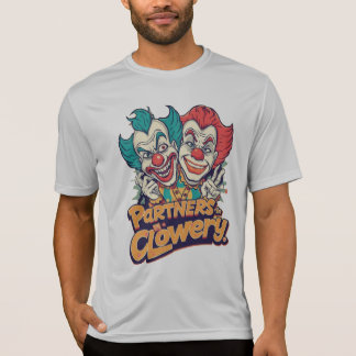 Partners in Clowery (Grappige Clownspelling) T-shirt