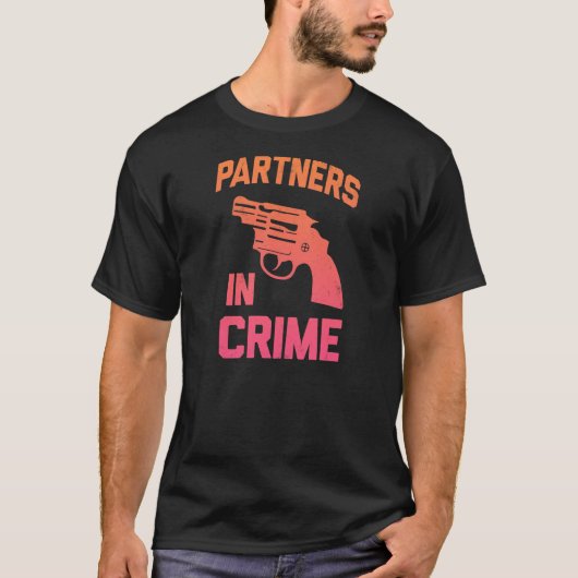 Partners in criminaliteit t-shirt (Voorkant)