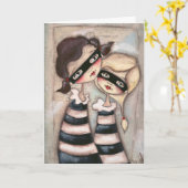 Partners in de criminaliteit - Birthday Kaart (Gele Bloem)