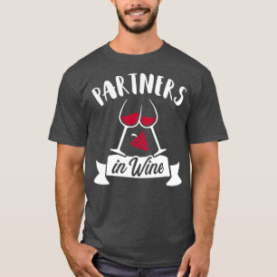 Partners in wijn t-shirt