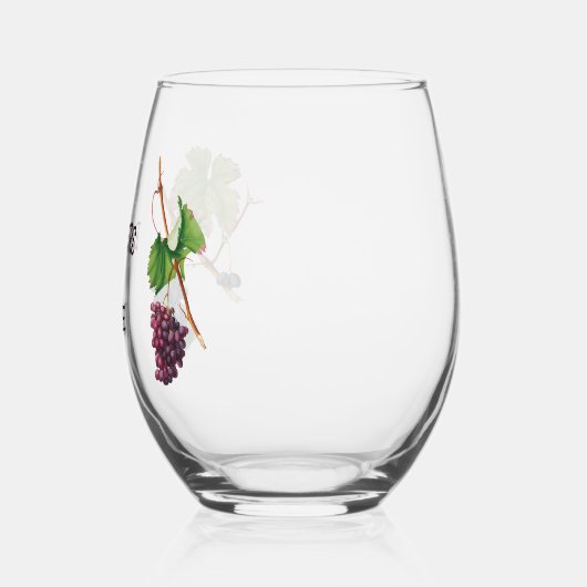 Partners in Wine Funny Stemless Wine Wijnglas Zonder Voet (Links)