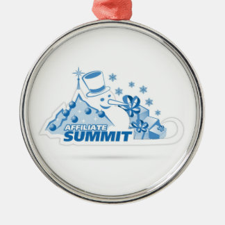 Partnertop kerstversiering metalen ornament