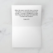 Partons à la carte de Noël de Bethlehem (Intérieur)