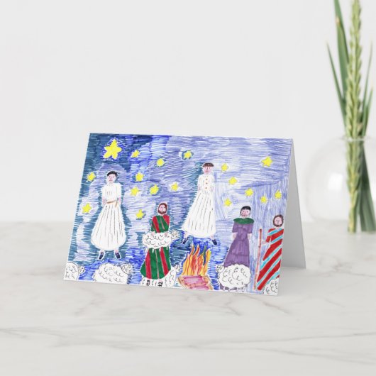 Partons à la carte de Noël de Bethlehem (Devant)