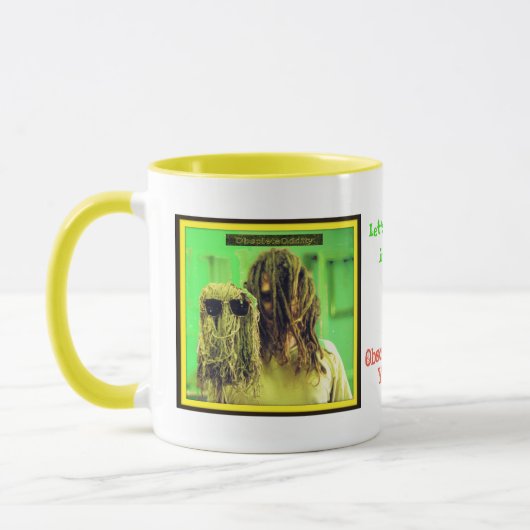 Partons de retour à temps ! Tasse à deux tons (Gauche)