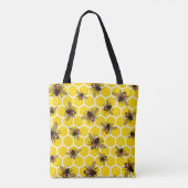 Partout abeilles sur le sac fourre-tout à nid (Dos)