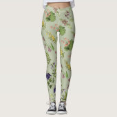 Partout copie florale alpine botanique Legging (Devant)