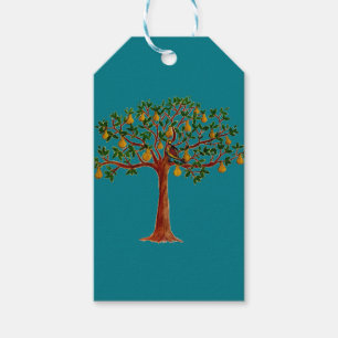 Partridge 2 in een Pear Tree Gift Labels Cadeaulabel
