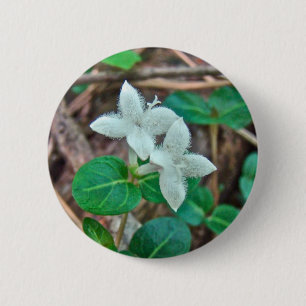 Partridge Berry Wildflower Ronde Button 5,7 Cm