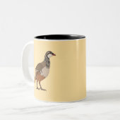 Partridge Bird Tweekleurige Koffiemok (Voorkant links)