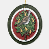 Partridge Dans Un Ornement D'Arbre À Poires (Gauche)