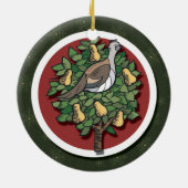Partridge Dans Un Ornement D'Arbre À Poires (Dos)