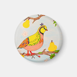 Partridge in Pear Tree Magneet