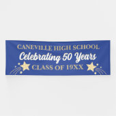 Party! 50 Ans ! Bannière Réunion de grande classe  (Horizontal)