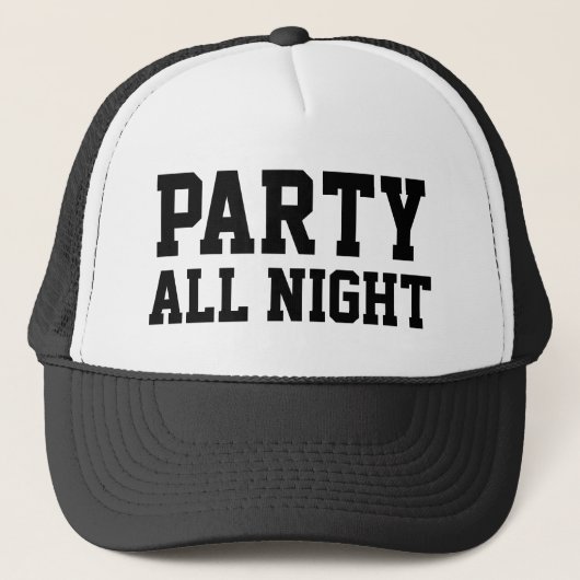 Party All Night™ Trucker Hat Pet (Voorkant)