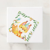 Party Animal fox merci pour les étiquettes (En situation)