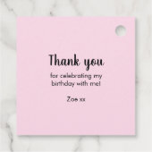 Party Animal fox merci pour les étiquettes (Dos)