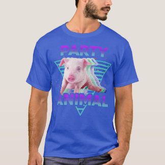 PARTY ANIMAL Funny Pig Lover Girls Boys Kids Farme T-shirt