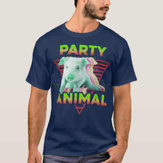 PARTY ANIMAL Funny Pig Lover Girls Boys Kids Farme T-shirt
