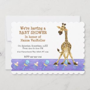 Party Animal Giraffe Kaart