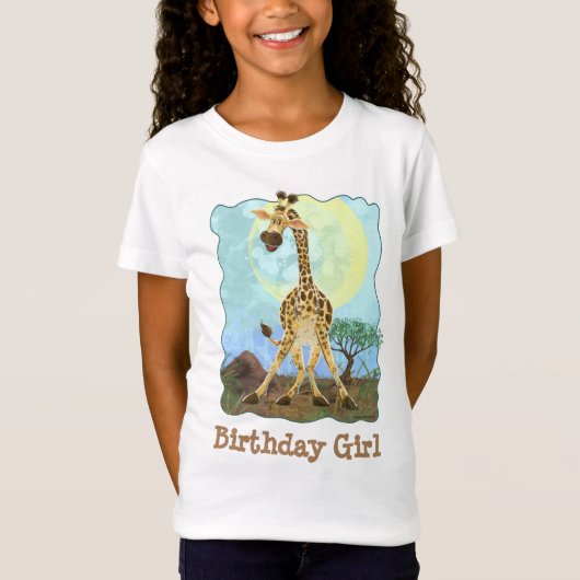 Party Animal Giraffe T-shirt (Voorkant)