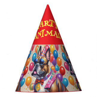 Party Animal Pet Rood Feesthoedjes