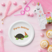 Party Animal Turtle Papieren Bordje (Feest)