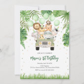 Party Animals Boy Birthday Invitation (Devant)