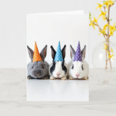 Party Animals Fun Time Card Kaart (Gele Bloem)