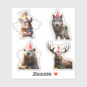 Party Animals Stickers (Vel)