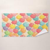 Party balloons in different colors (Serviette de bain)