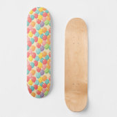 Party balloons in different colors skateboard (Voorkant)