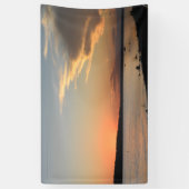 Party Banner with Sunset desugn (part if collectio (Verticaal)