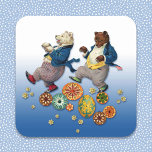 Party Bear Stickers<br><div class="desc">Party Bear stickers,  perfect for crafts,  gift wrapping,  decorating,  correspondence and,  of course,  parties! Round Party Bear stickers are also available in another listing.</div>