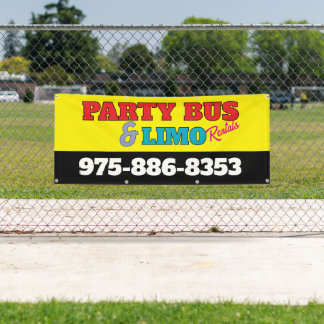 Party Bus en Limo verhuur banner